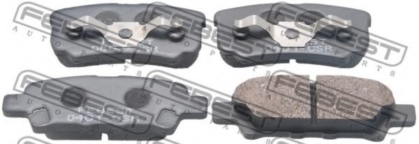 FEBEST 0401-CSR Brake Pad Set, disc brake